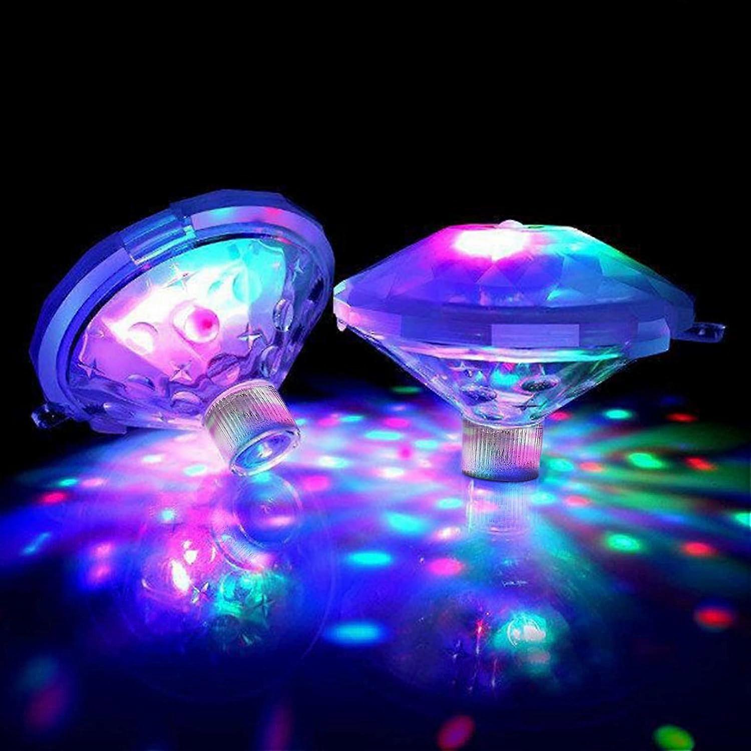 Bath Lights Disco Lights,Battery Powered Floating Pool Lights LED Color Changing