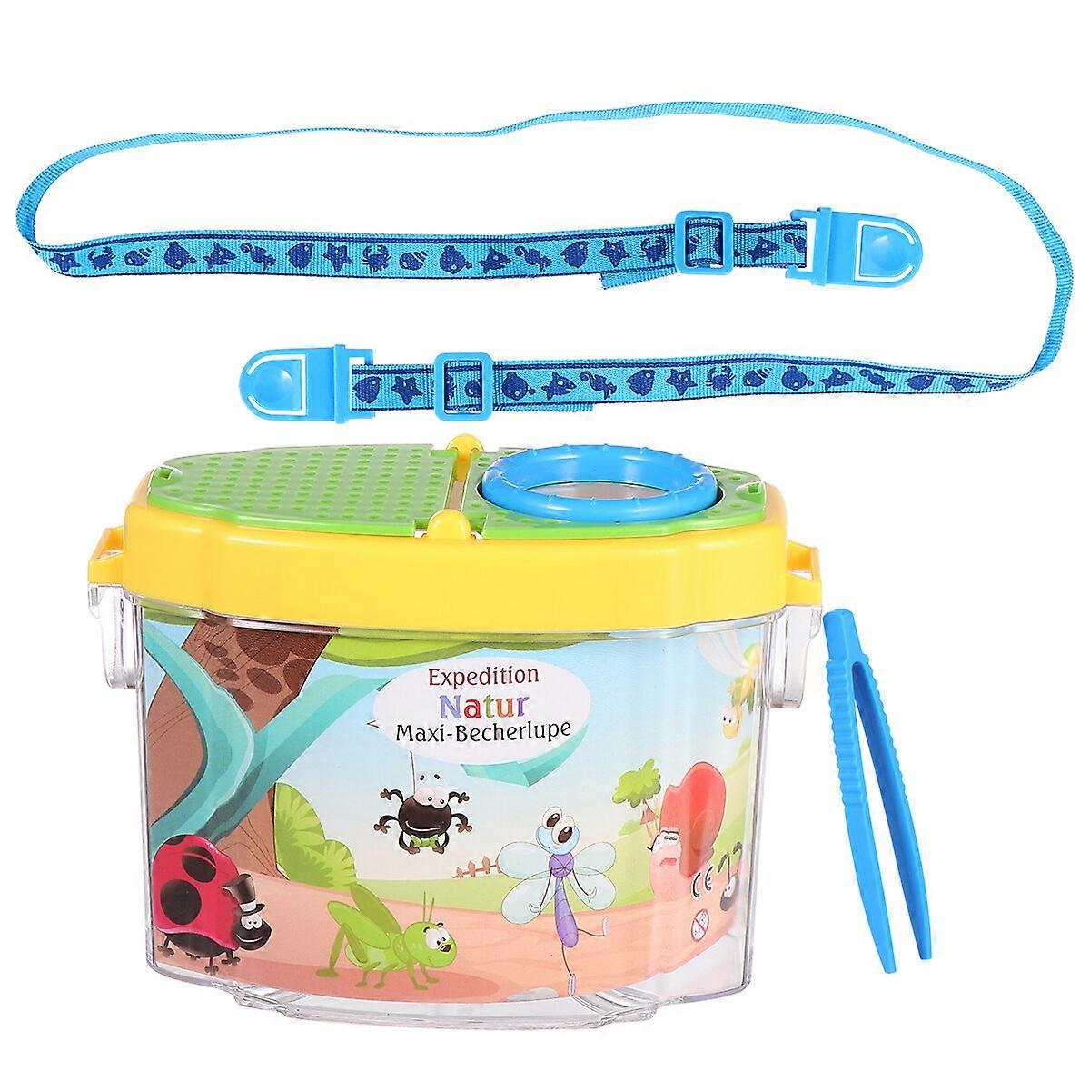 1 Set Kids Outdoor Insect Collector Observation Box Capture Tool Magnifier