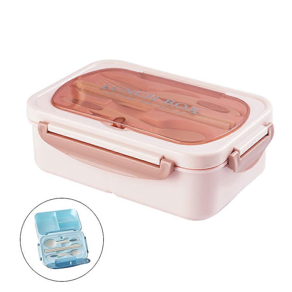 Portable Bento Box Lunch Boxes 2/3 Compartments Single-layer Stainless Steel/PP