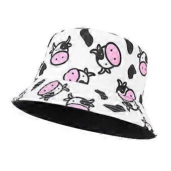 Unisex Bøtte Lue Sommer Reise Sol Bøtte Reversibel