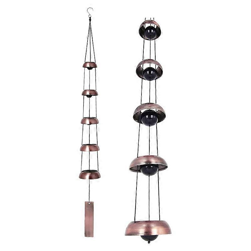Temple Wind Bell - Memorial Bell Wind Chime for Unique Gift, Feng Shui Wind Chime for Outdoor Decor