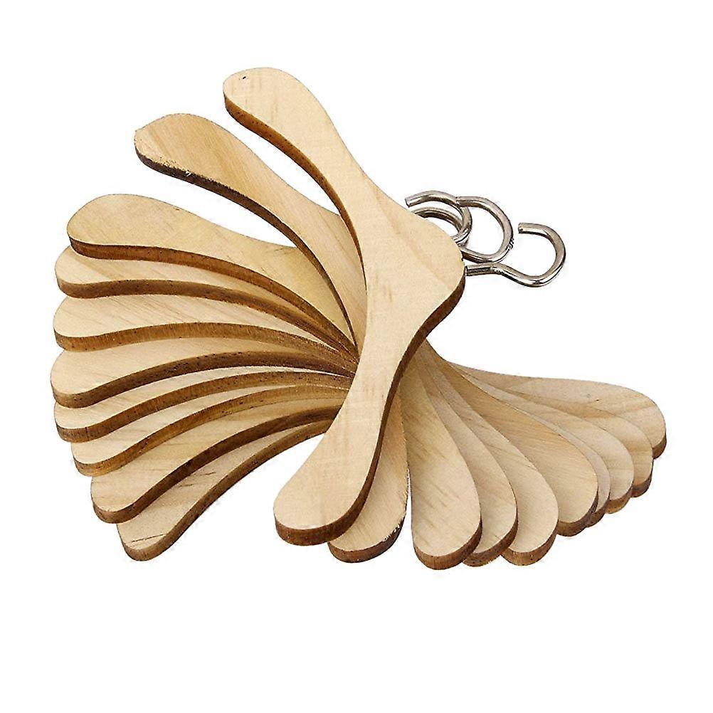 10 Stück Kinder Kleiderbügel Holz Puppe Kleiderbügel Puppenschränke Kleiderbügel Mini Holz Kleiderbügel