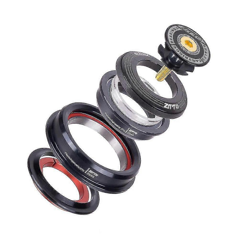 Zs44/zs56 צינור חרוט חיצוני ראשים מחודדים צינור חרוט ישר קערה דו-תכליתית סט אוזניות אופניים מיסבים מיסבים אופניים אביזרים לאופניים סט מיסבים T