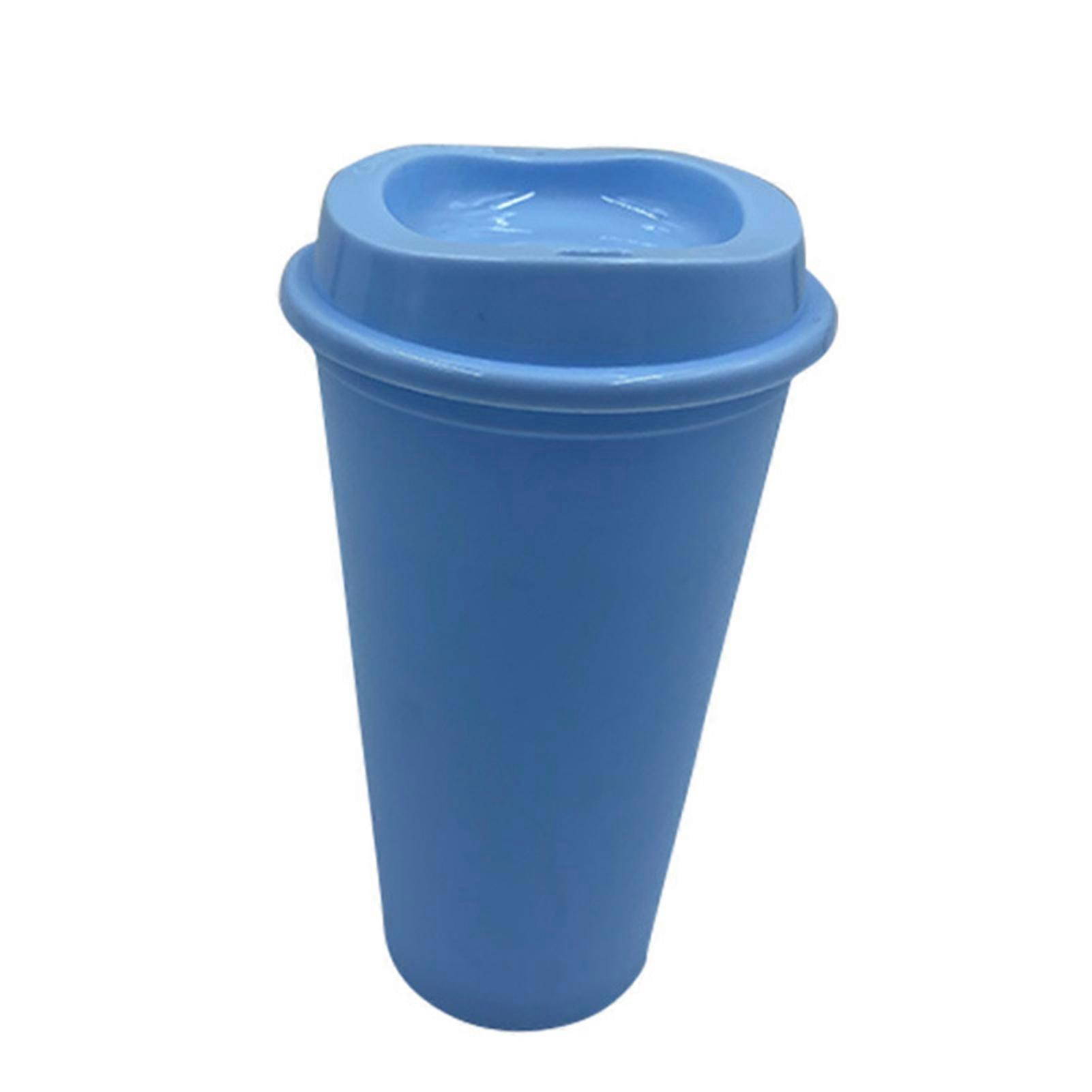 Drinking Bottle Non-slip Easy to Grip PP Portable Lid Coffee Mug for Office