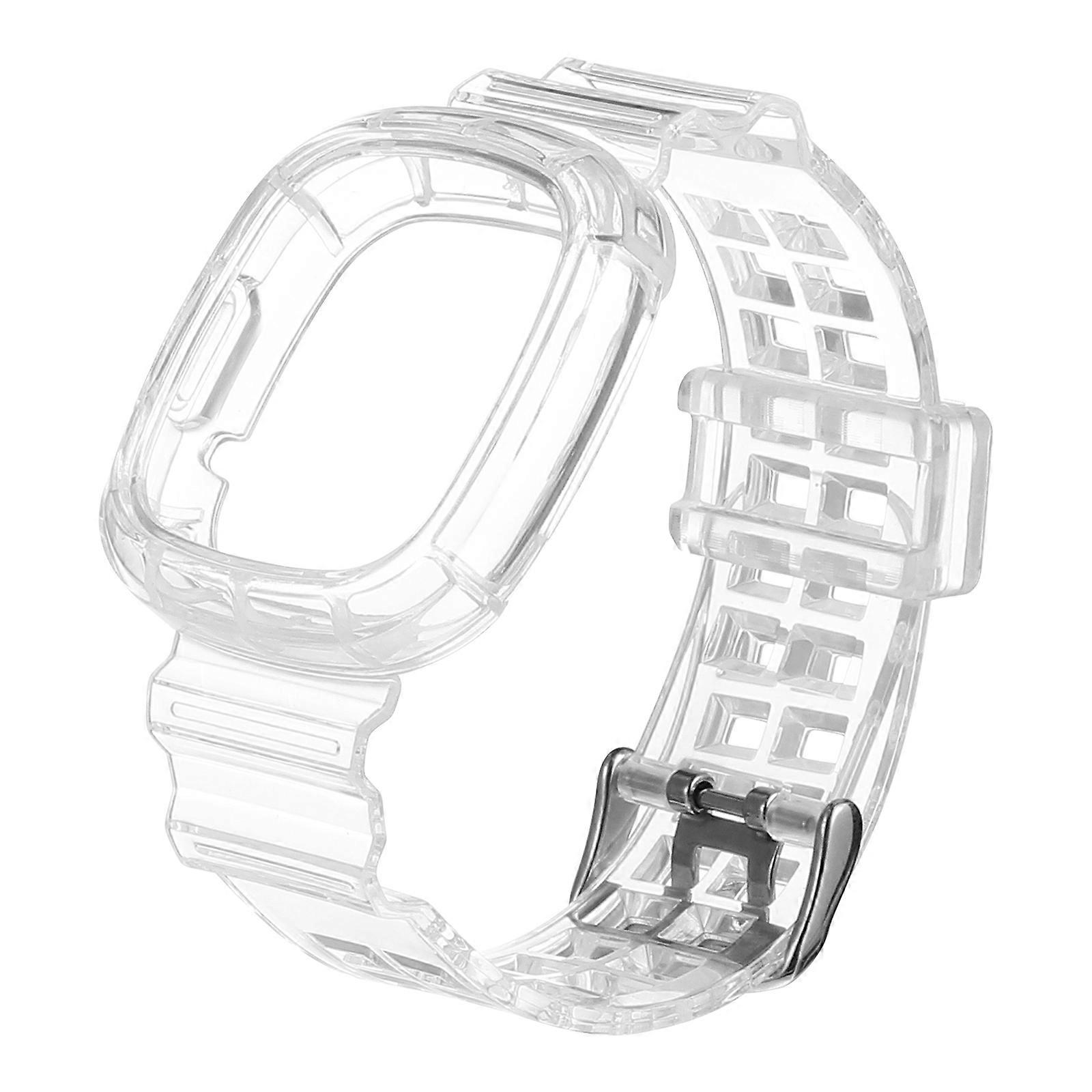 Wristband Case Band Compatible with Fitbit Sense Versa3 Bands with Case