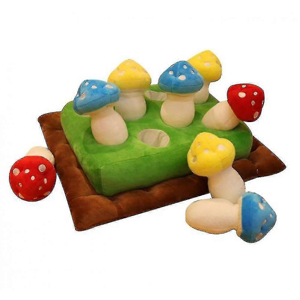 Mushroom Picking Pillow Plush Toy