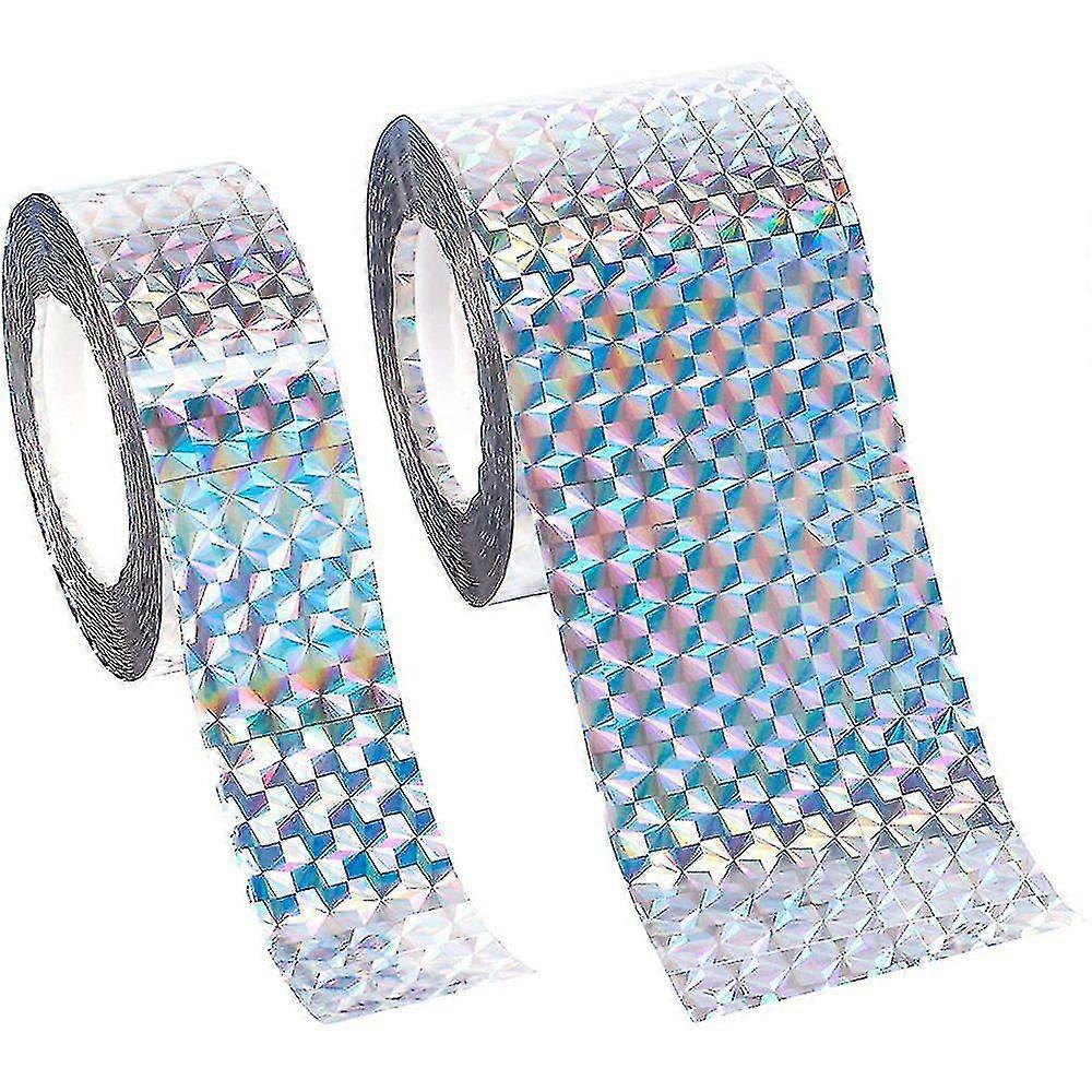 Bird Deterrent Tape For Deterrence 2 Rolls Reflective Bird Deterrent Tape For Garden Balconies 2 Sizes