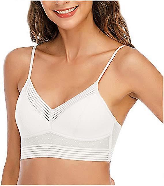 Low Back Wireless Lifting Lace Bra, U Shaped Bra Push Up Backless Bra Deep V Invisible Low Back Bra