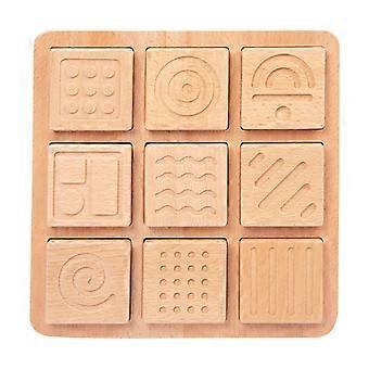 Wooden Shapes Cognition Puzzles 3D Jigsaw Board Montessori Preschool Kids