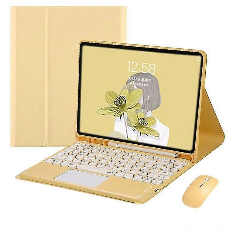 Bluetooth Keyboard With Mouse Stand Case Cover For Ipad Air 4 10.9"