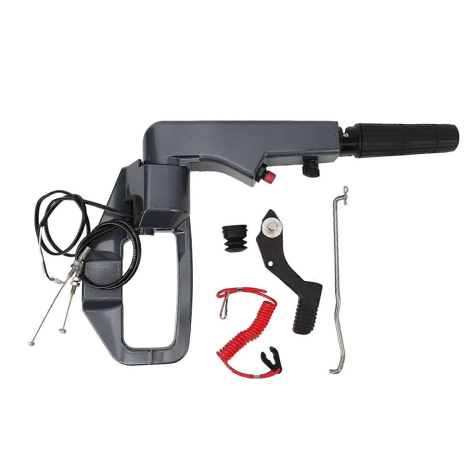 Steering Handle Assy 66T W0084 02 4D Aluminum Alloy Steering Tiller Arm Fit for E40X Outboard Engine