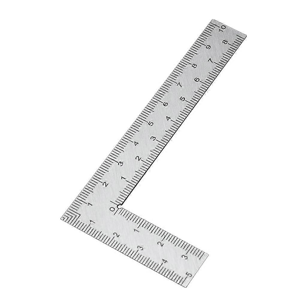 Stainless Steel L Shape Ruler Framing Ruler Double Sided Scale for ...