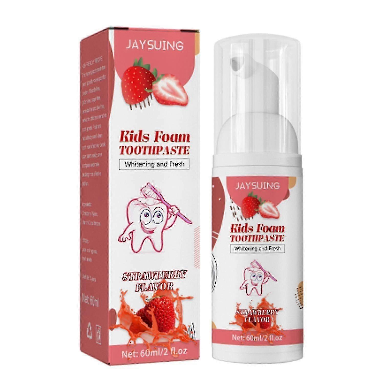 JAYSUING 60ml キッズ フォーム 歯磨き粉 歯磨き粉 ホワイトニング リペア ムース ガム プロテクション 虫歯予防 | |