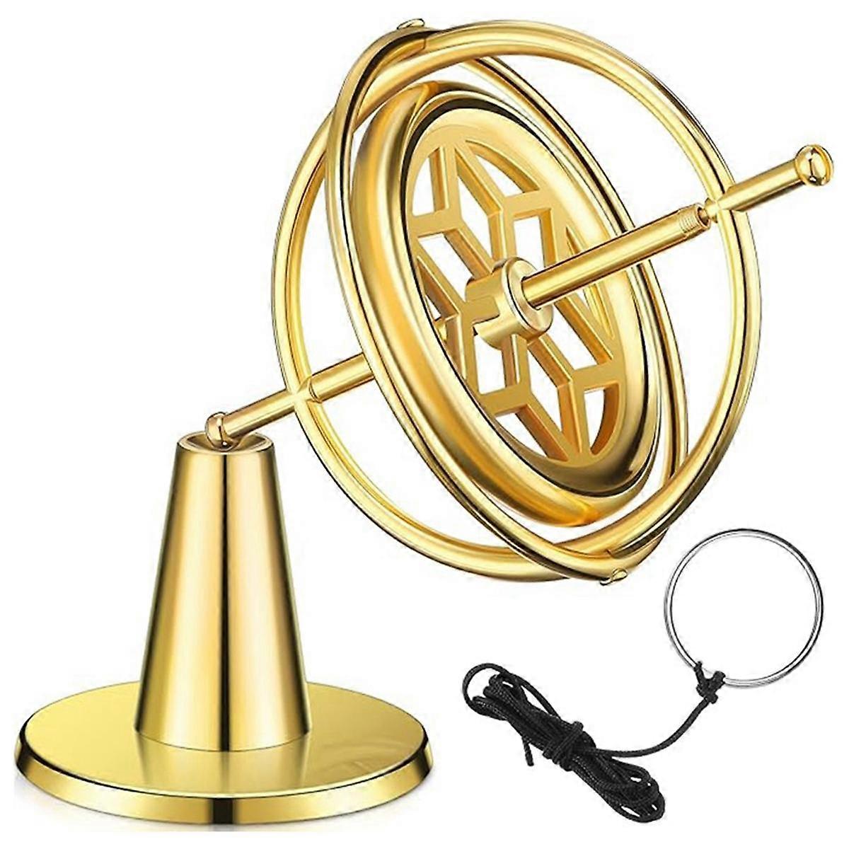 A-Self-Balancing Gyroscope Anti-Gravity Decompression Educational Toy Colorful Gyroscope, Kids