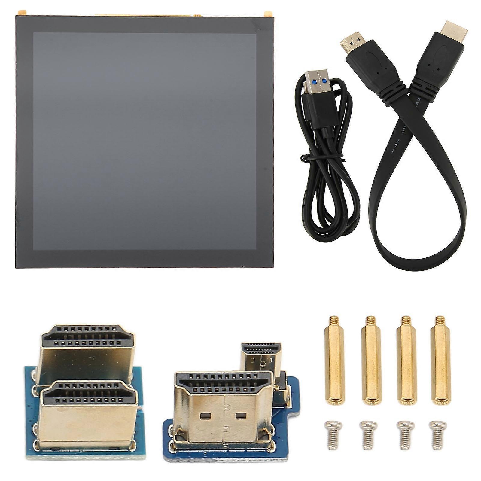 4 Inch Touch Screen Monitor IPS 720x720 5 Point Capacitive Touch for Raspberry Pi