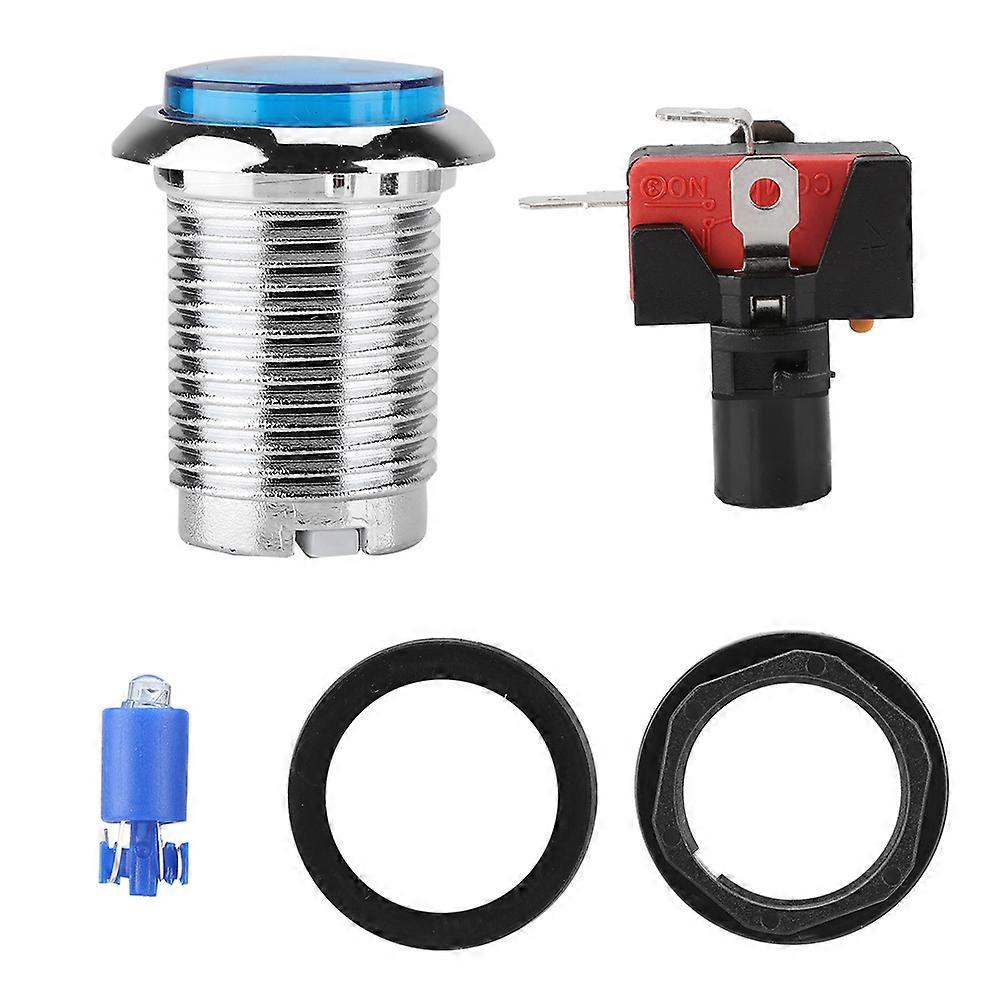 Round LED Lamp Illuminated Large Button To Arcade Machine Games DIY Part