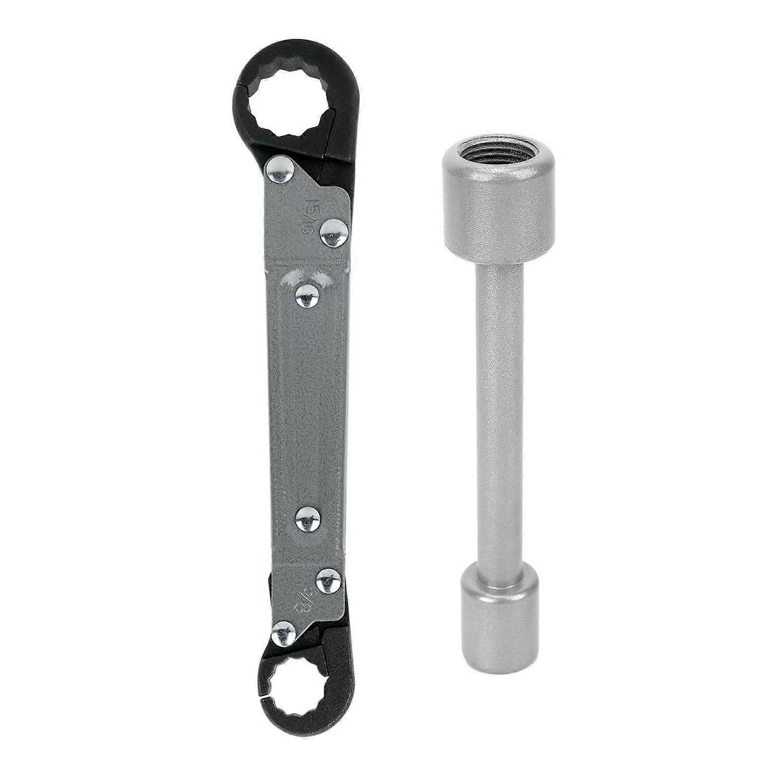 Plumbing Tools, 2 PCS Angle Stop Wrench Kit, Angle~on Wrench Set for Professional Plumber Angle Stop Removal Tools for Installing New Compression Angl
