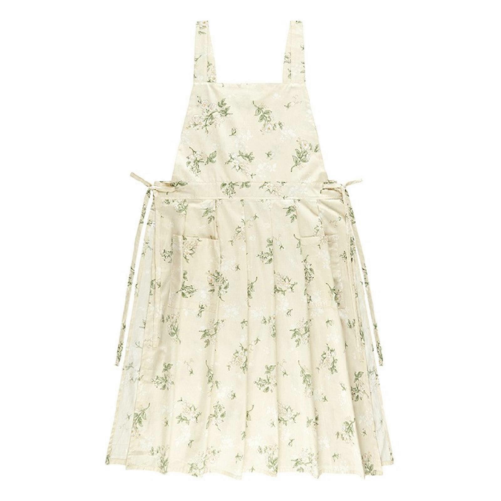 Clear Patterned Apron,Softly and Easy Cleans Fabric,Kitchen Cooking Apron for Culinarys Professionals Domestic Cook