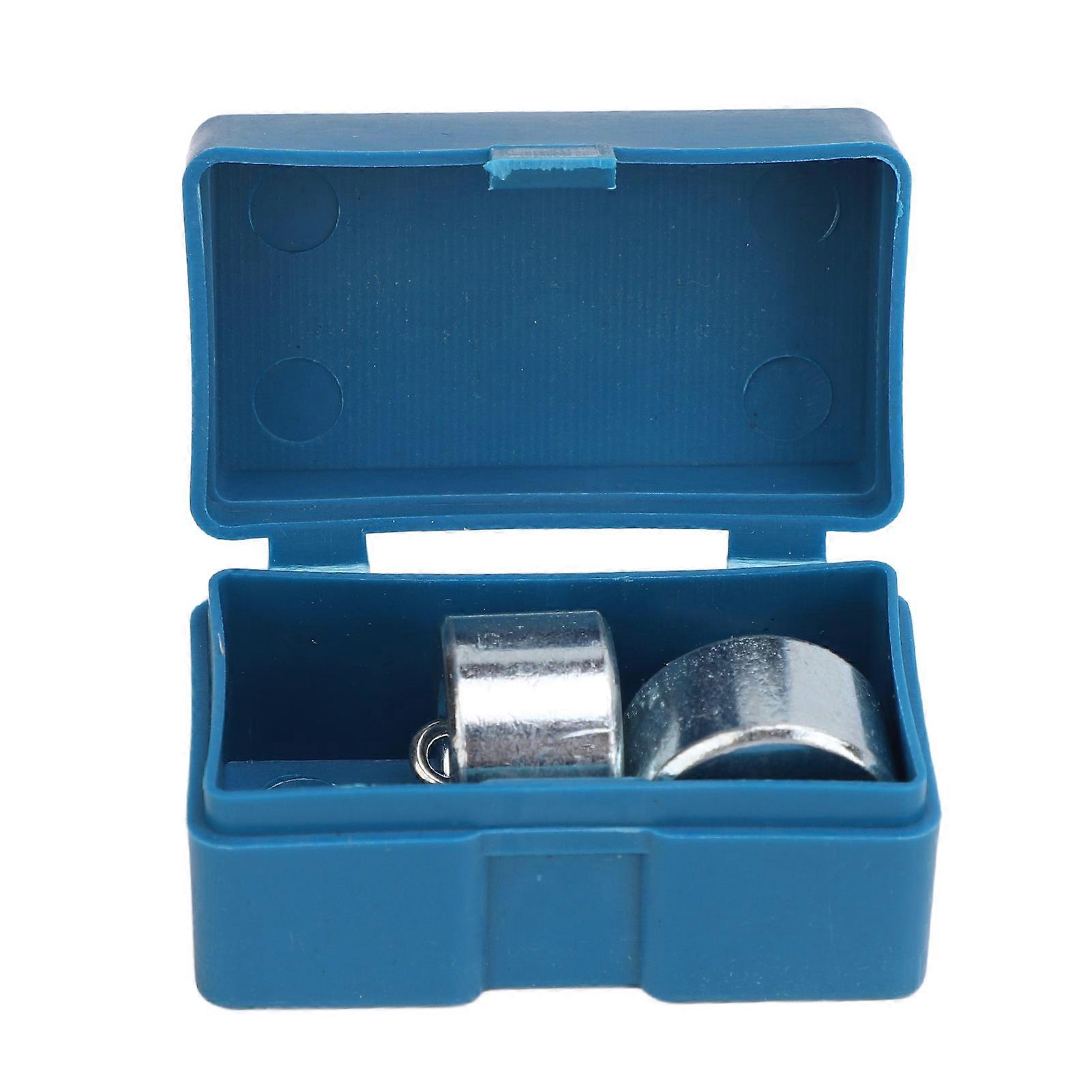 Hooked Weight Mass 20gx2 ±2% Accuracy Chrome Plated Steel Hooked Mass for Laboratory