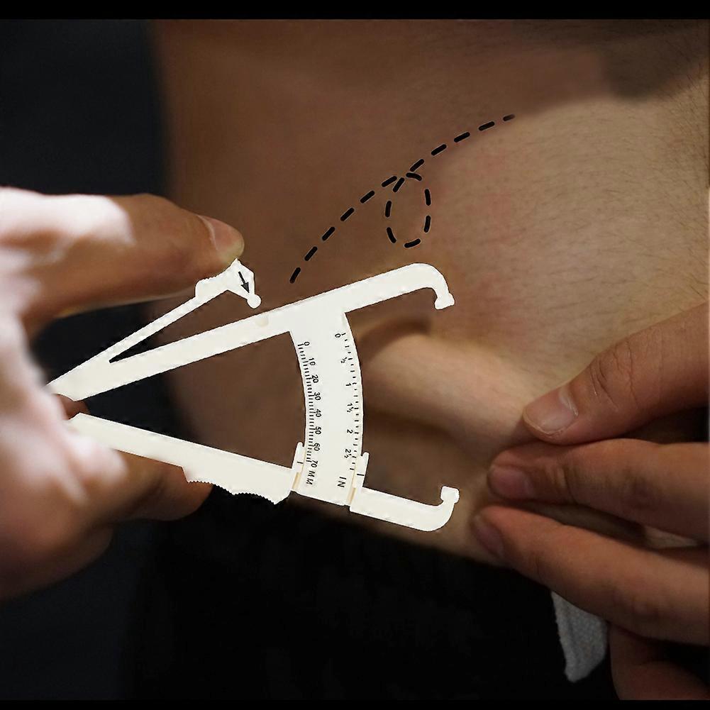 1PC Body Body Caliper Tester Fitness Skin Fold Accurate Measure Measurement Tool