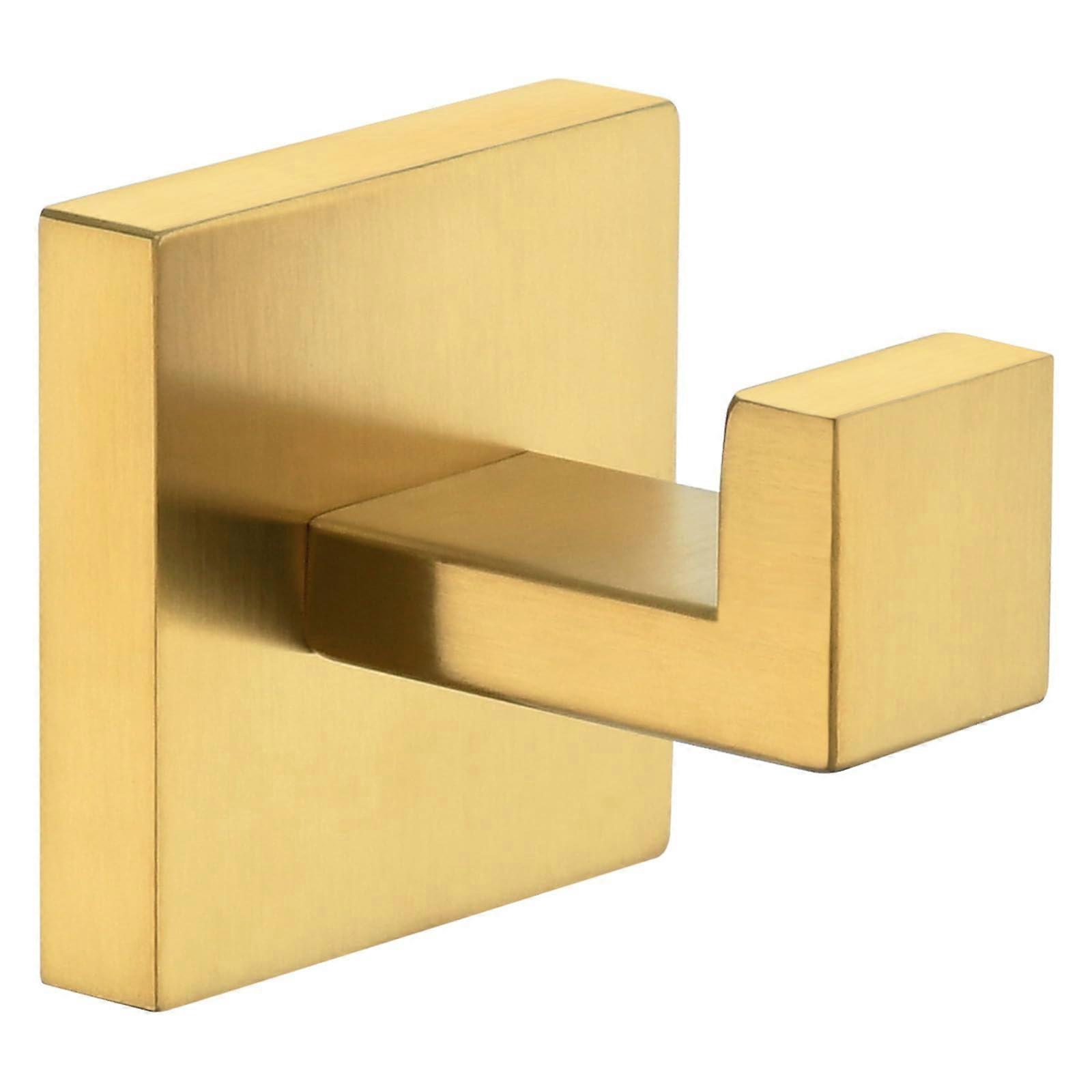 Brushed stainless steel towel hook, bathroom storage