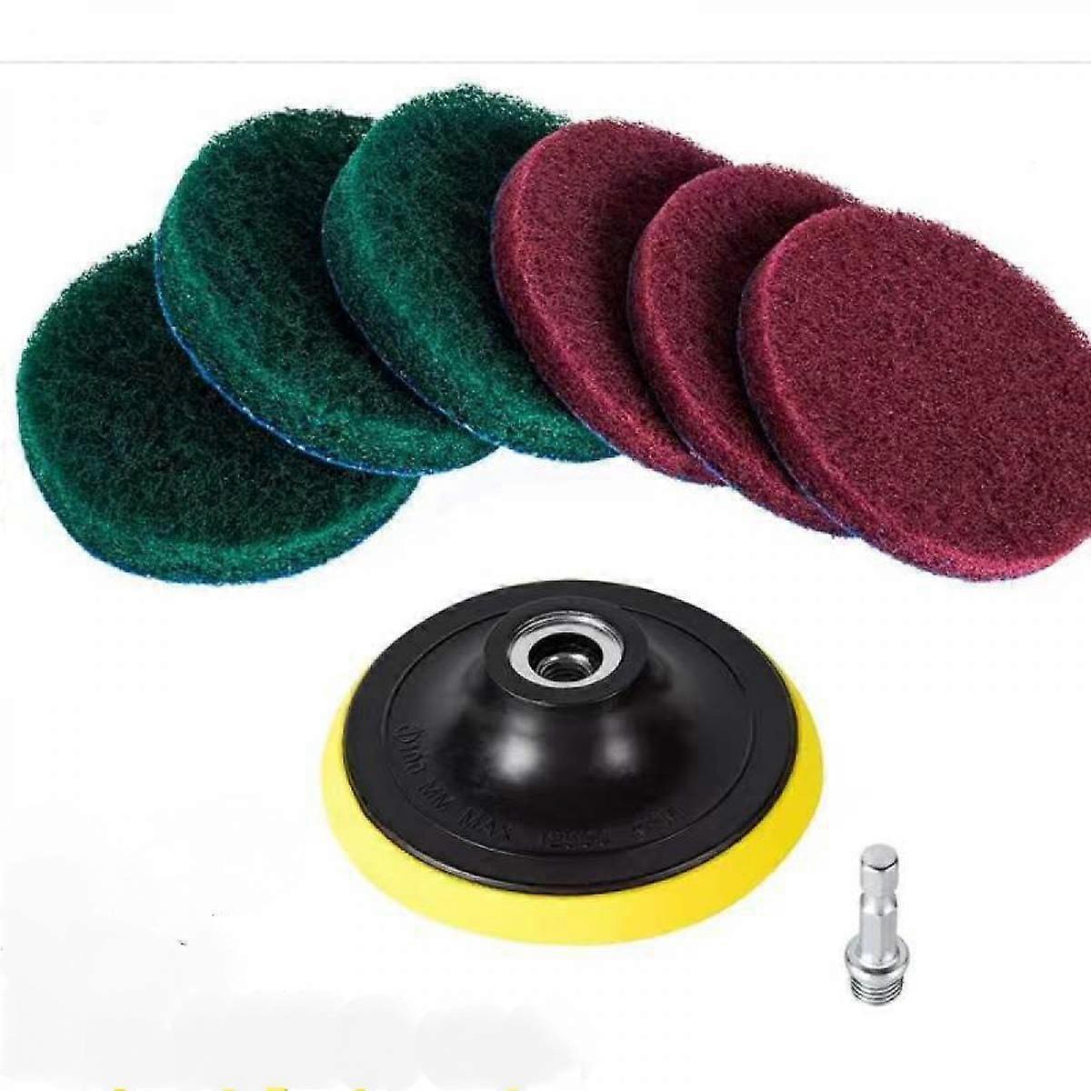 7 Pcs 6 Inch Wool Polishing Pads Polishing Buffing Wheel for Drill Buffer Attachment Polishing Pads Wool Polishing Pads Kits