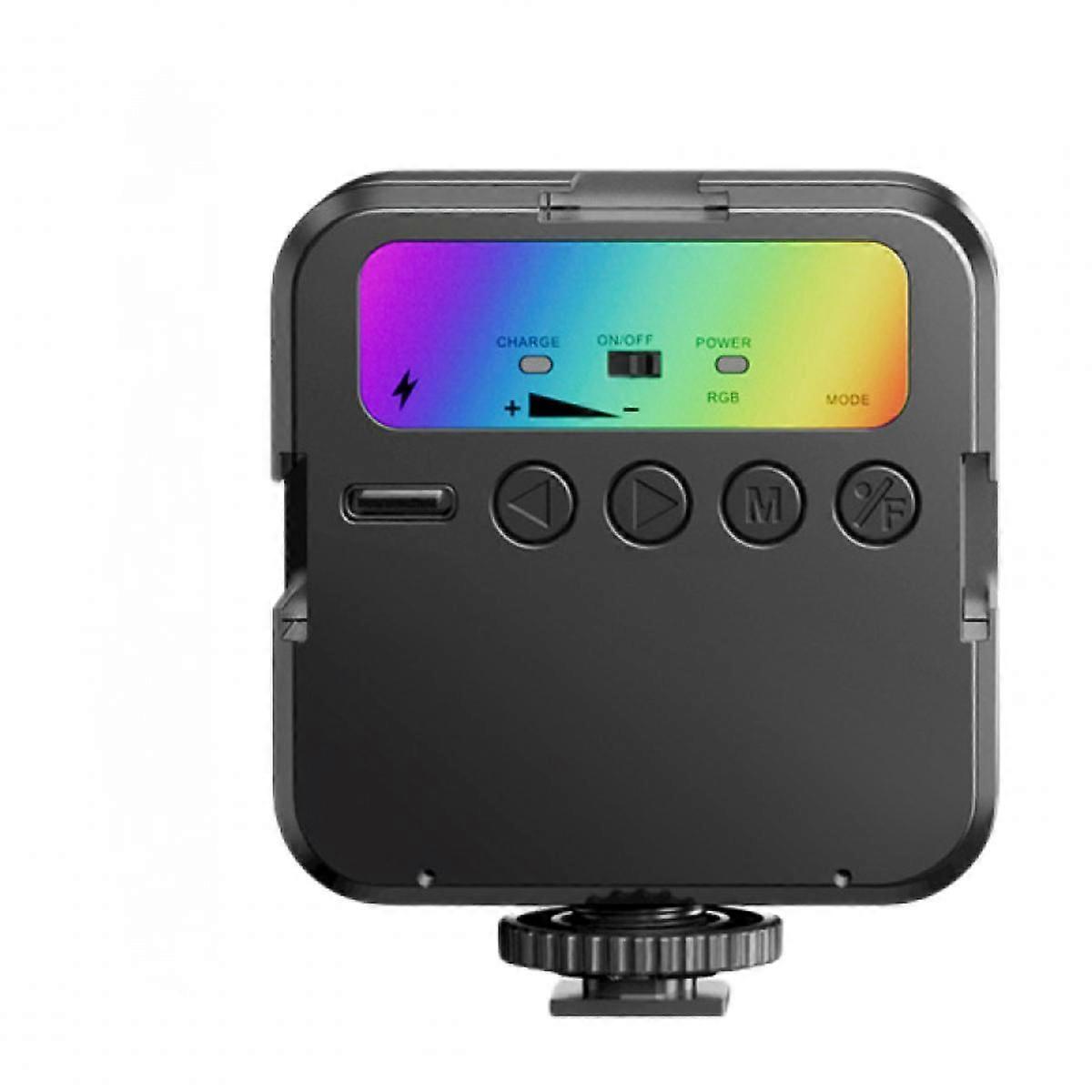 Video Light RGB , Camera Light Mini Full-Color, Photography Lights Rechargable 3000K-6000K