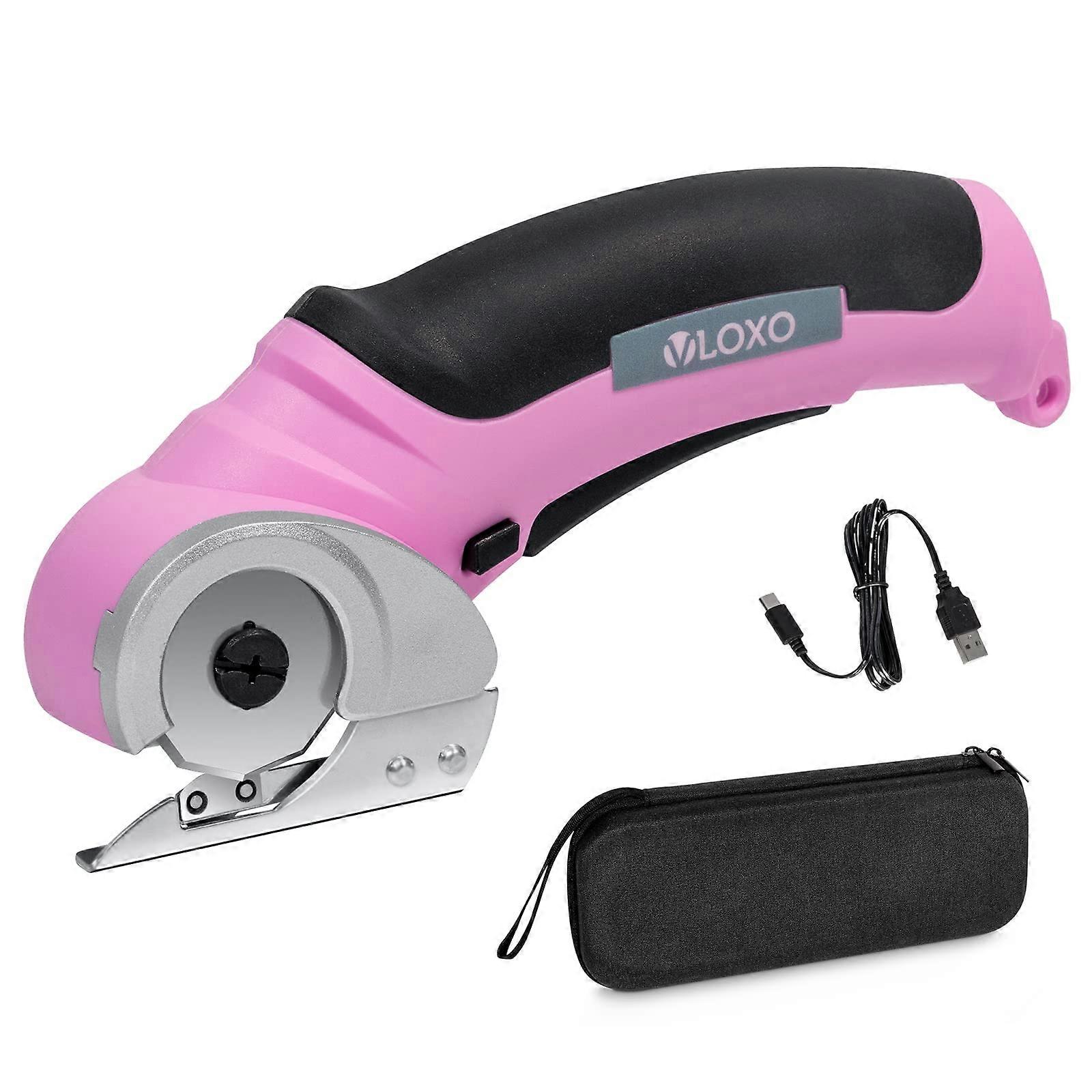 Cordless Electric Scissors Cardboard Cutter for Leather Felt Box Rug