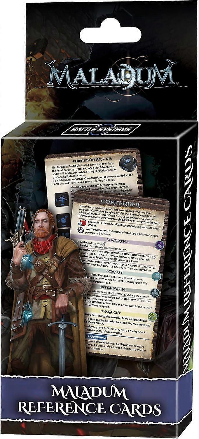 Maladum Reference Cards Board Game