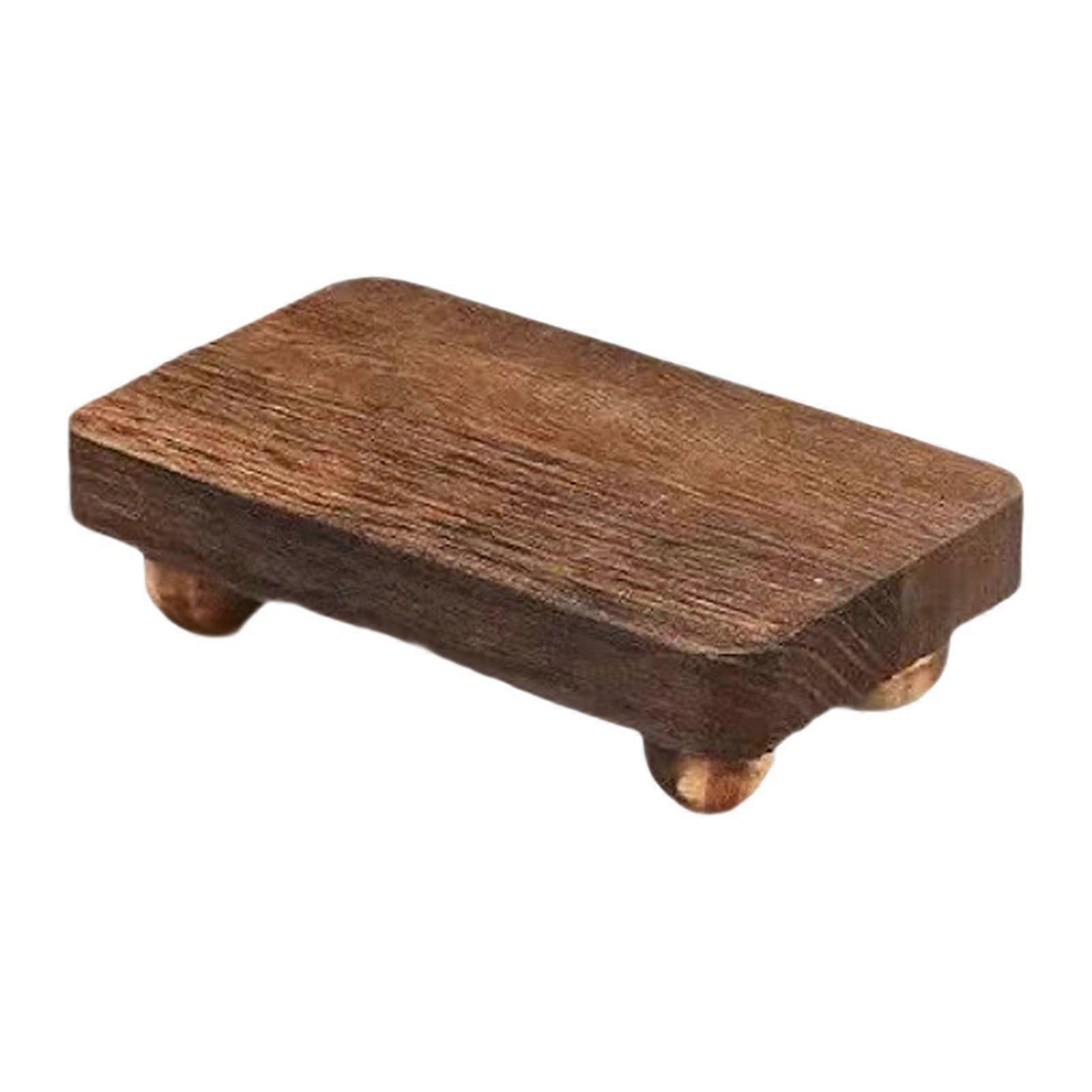 Ornament Display Stand Rectangular Flower Pot Rack for Corridor Office Porch