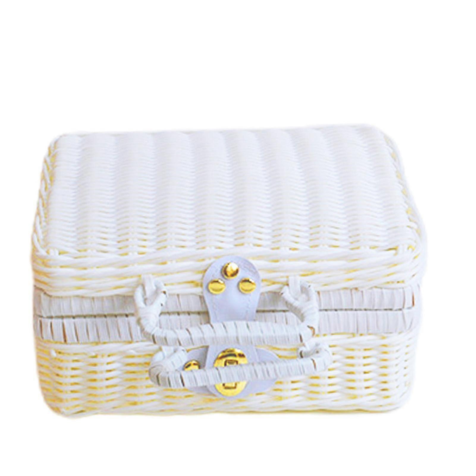 Picknickmand Groot formaat Organizer Container Opbergmand met deksel