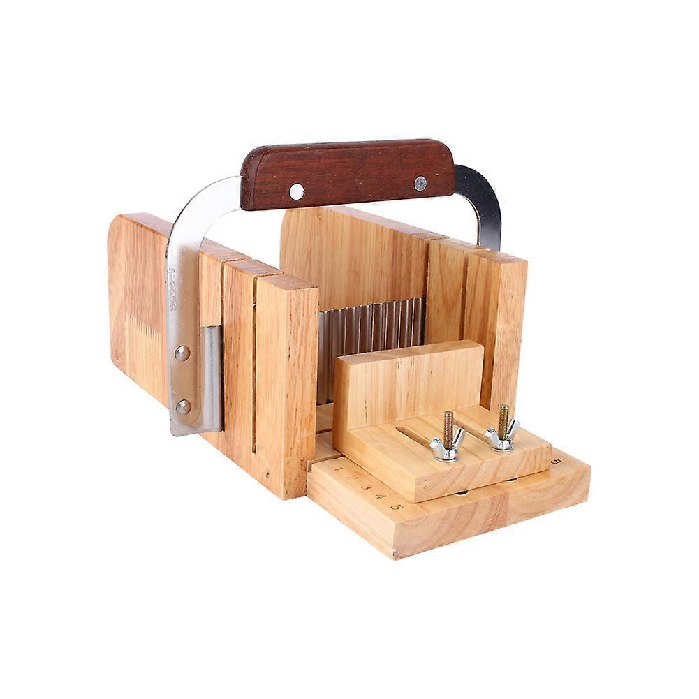 DIY Handmade Soap Tool Set Wooden Soap Block Mold Cutter Soap Making Supplies