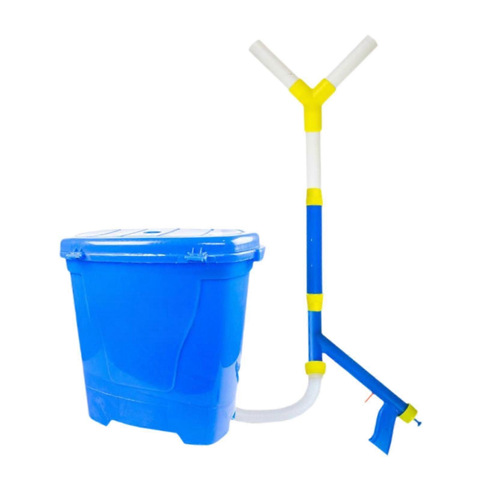 Manual Fertilizer Spreader Broadcast Spreader for Garden Ice Melt Vegetables