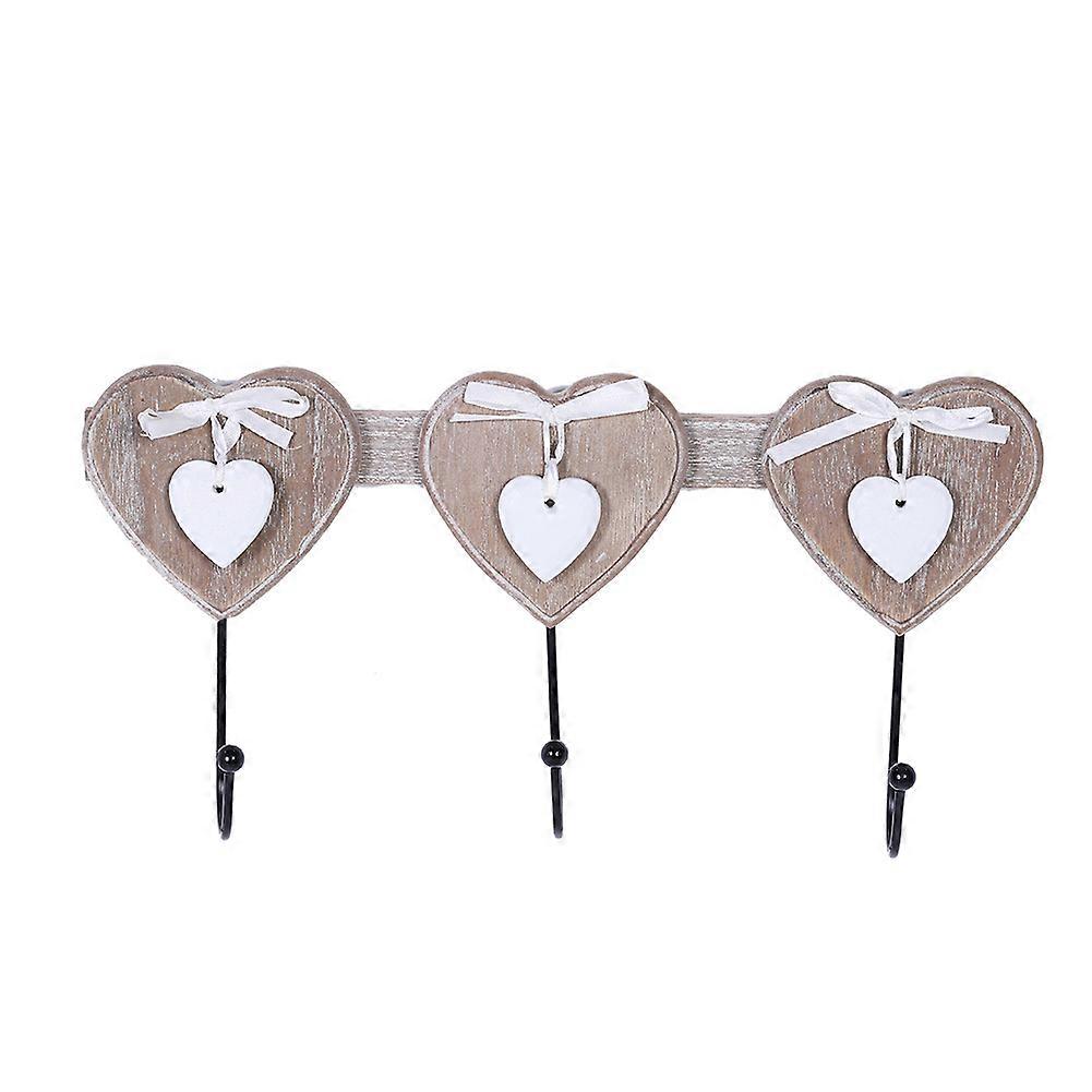 Heart-Shaped Wall Hook Organizer, Key Holder For Clothing, Kitchen, Bathroom