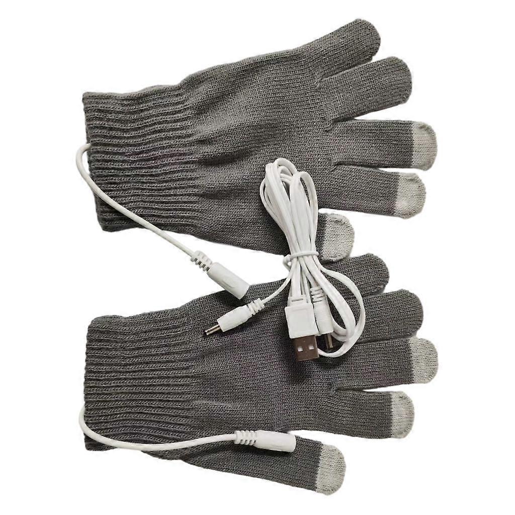 USB Heated Full Finger Touchscreen Winter Working Skiing Students