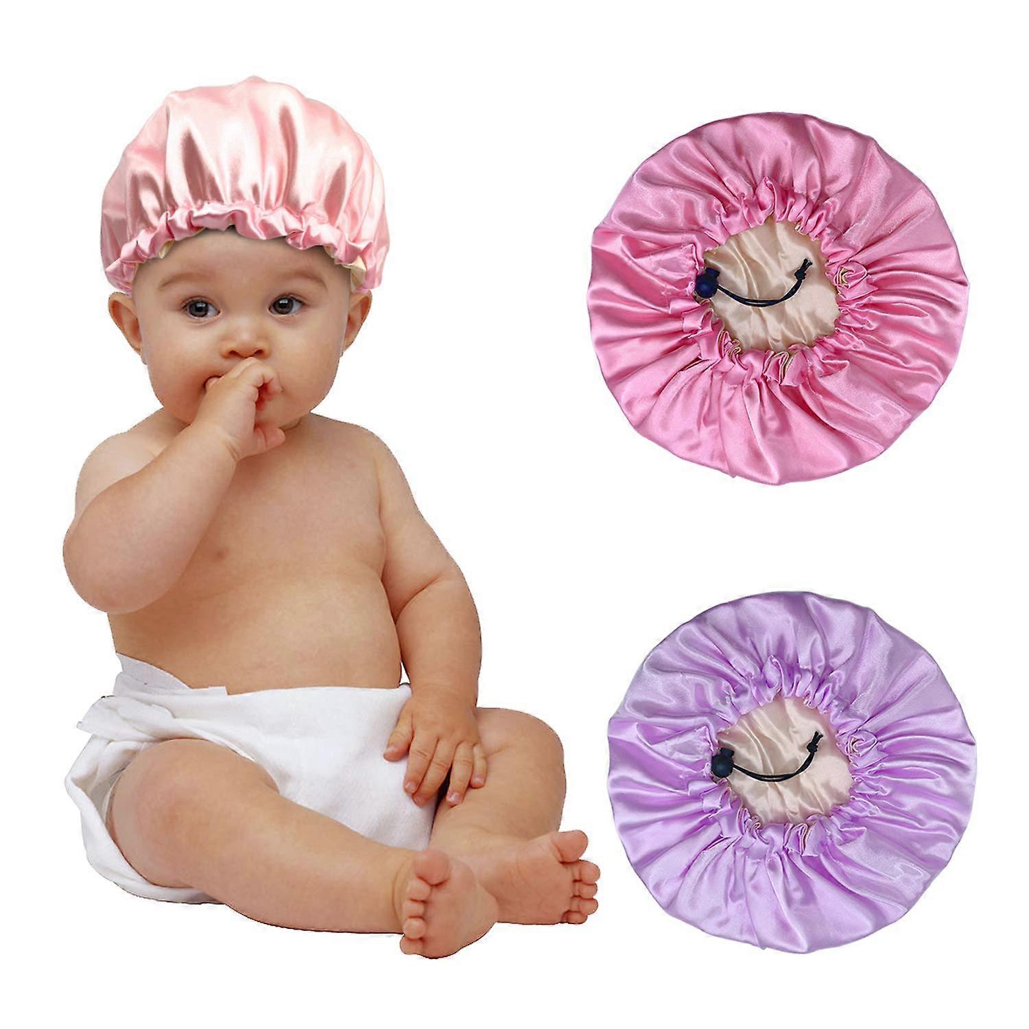 Adaptable Satin Bonnet for Kids, Multi-Scenario Use with High-Grade Satin Material, Adjustable Band for Customized Fit, Sleek Design for Versatile
