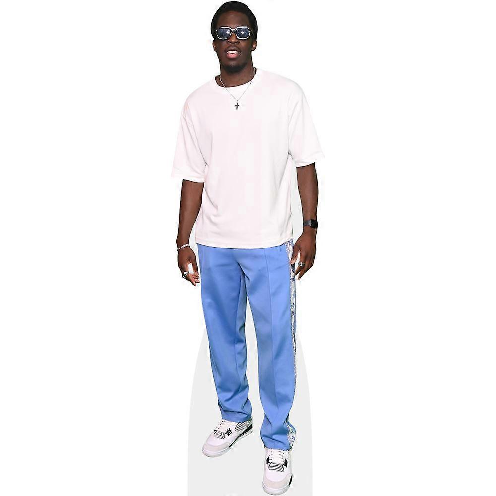 Moyo Ajibade (White Top) Cardboard Cutout (lifesize OR mini size). Standee. Stand Up.