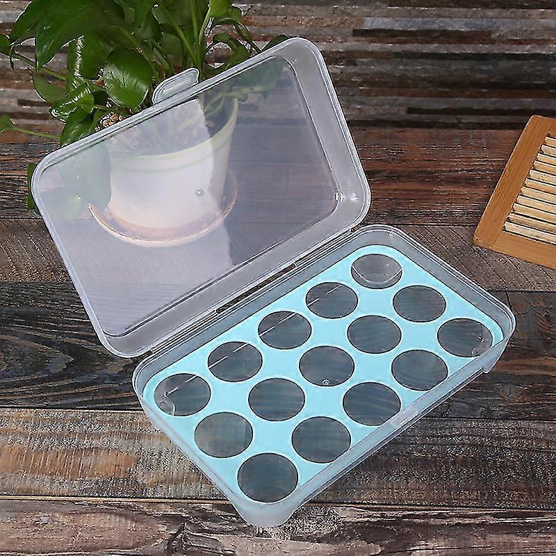 15 Grid Kitchen Egg Storage Case Refrigerator Storage Box Fridge Egg Protect Storage Container Box Egg Organizer Storage