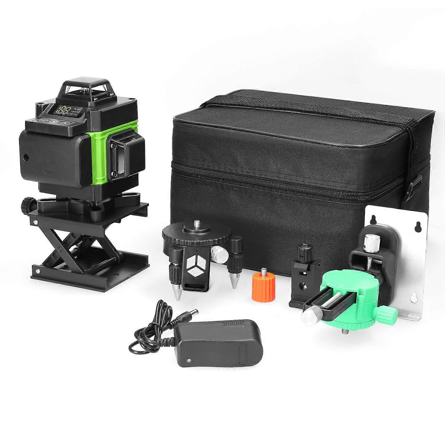 Multifunctional 4D 16 Lines Level 3° Self-leveling Machine USB Rechargeable Battery Leveling Tool wi