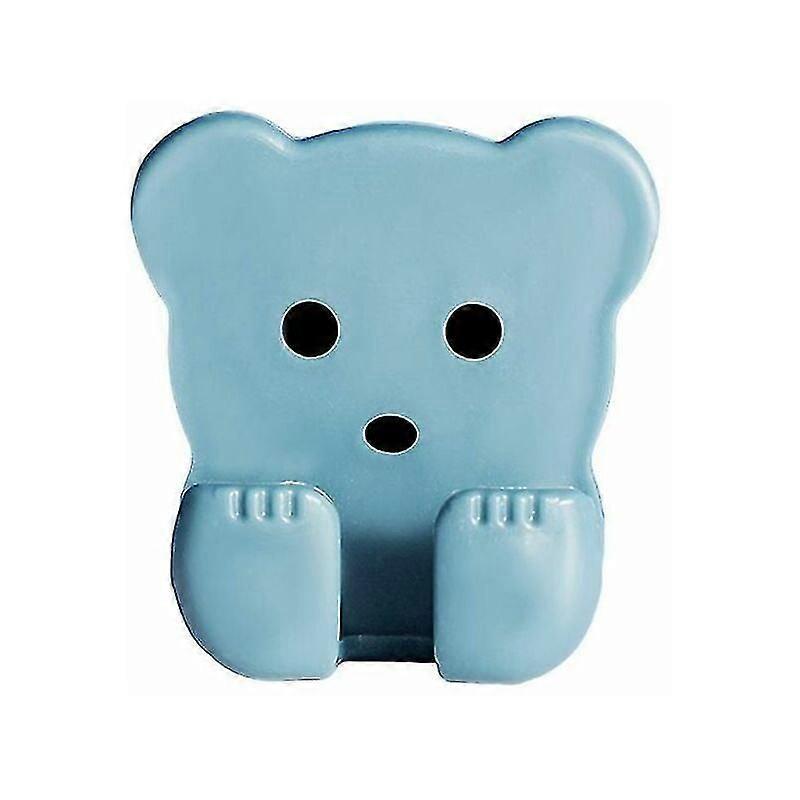 2x Wall hook cute self-adhesive punch-free fixing multi-functional hook,