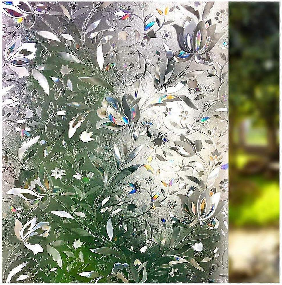 Decorative Stained Glass Window Film, Heat Control Suitable for Home Use, Environmentally Friendly Design, Quick and Easy Application, High-Quality