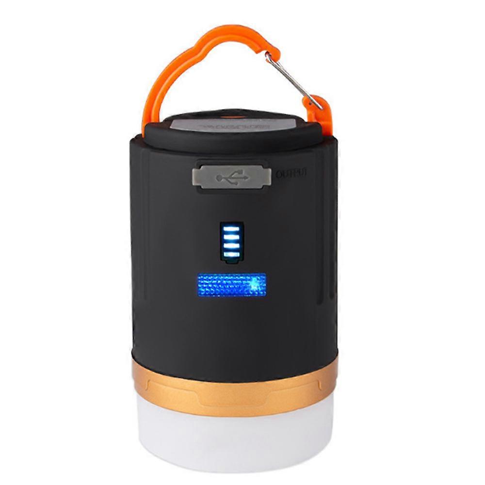 Ultra-Bright Rechargeable Camping Lantern With Hook Design For Easy Hanging, Durable Usage In Varied Environments, And Built-In Power Bank For
