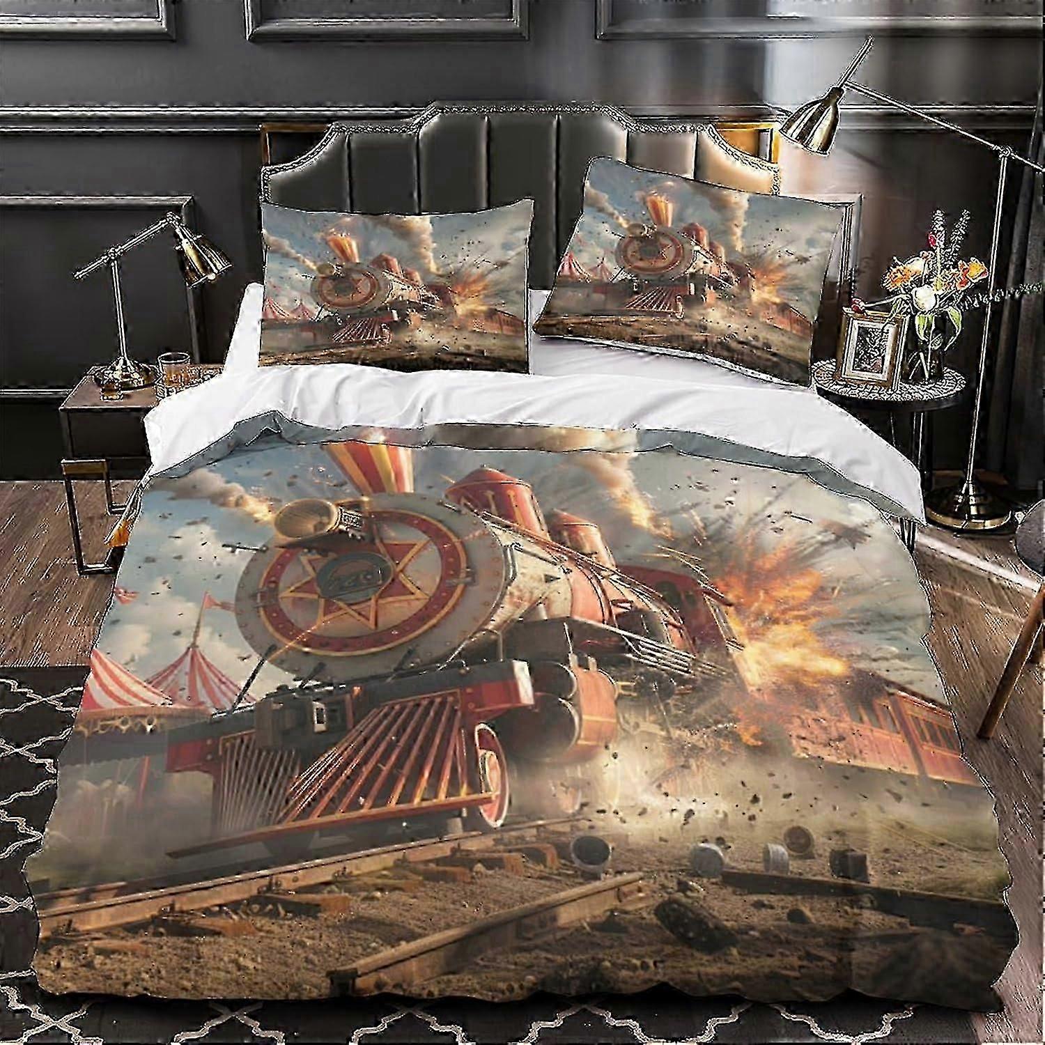 J3991 Lençóis Tie-Dye Capas de Edredom Capa de edredão Capa de edredão Impressão 3D colorida para adolescentes e adultos Microfibra macia com fecho de correr Roupa de cama