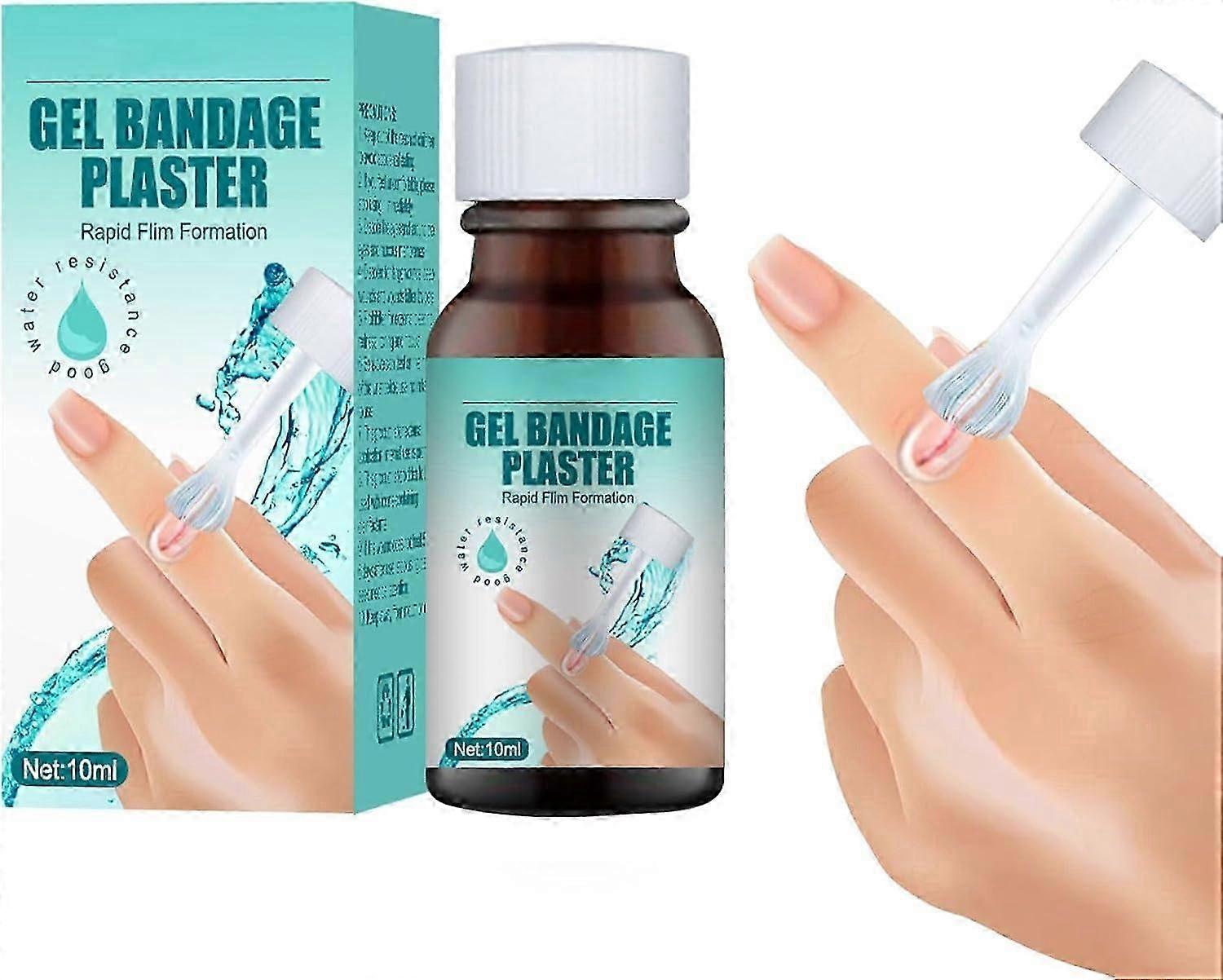 جص سائل للجلد ، ضمادة جص سائل جل سريعة الجفاف للجروح الطفيفة ، والخدوش والجروح والجلد الجاف المتشقق ، ومقاوم للماء ، وقابل للتنفس