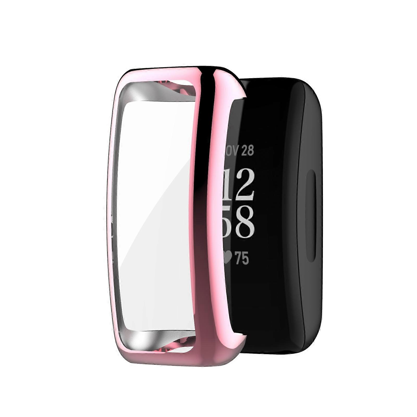 For Fitbit Inspire3 Full Coverage TPU Electroplating Watch Protective Case