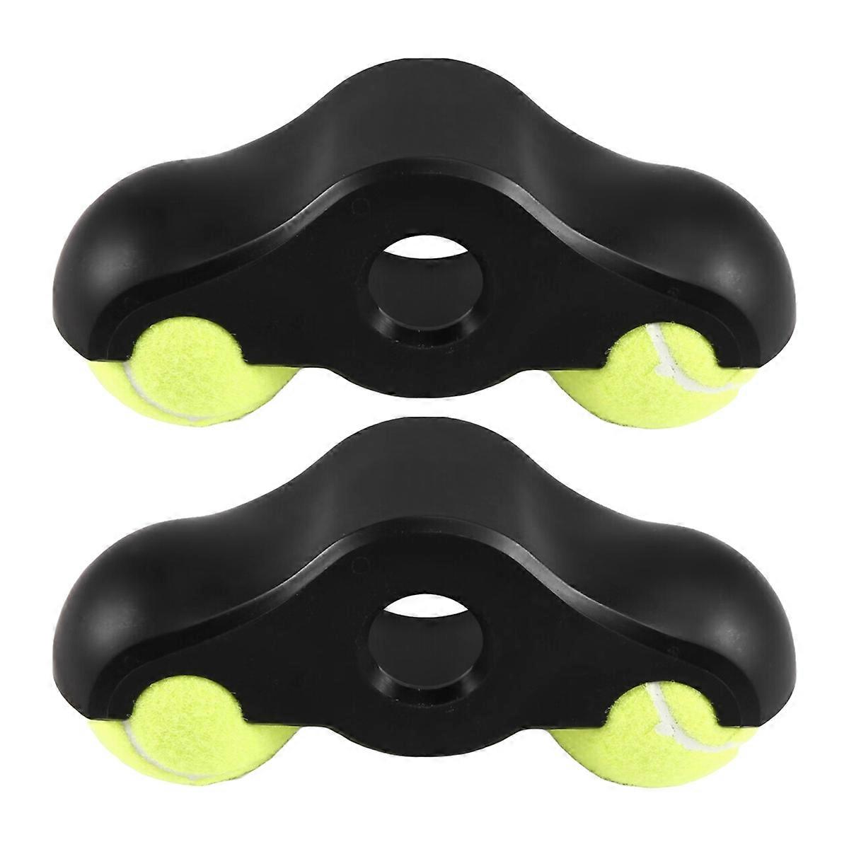 2PCS Indoor Bike Cushioned Foot Pad Noise Reduction