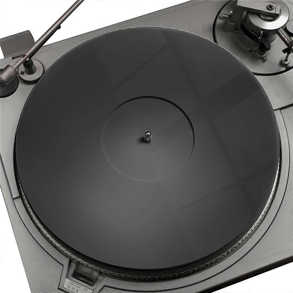 300mm x 3mm Acrylic Slip Mat for Phonograph Turntable Vinyl,E