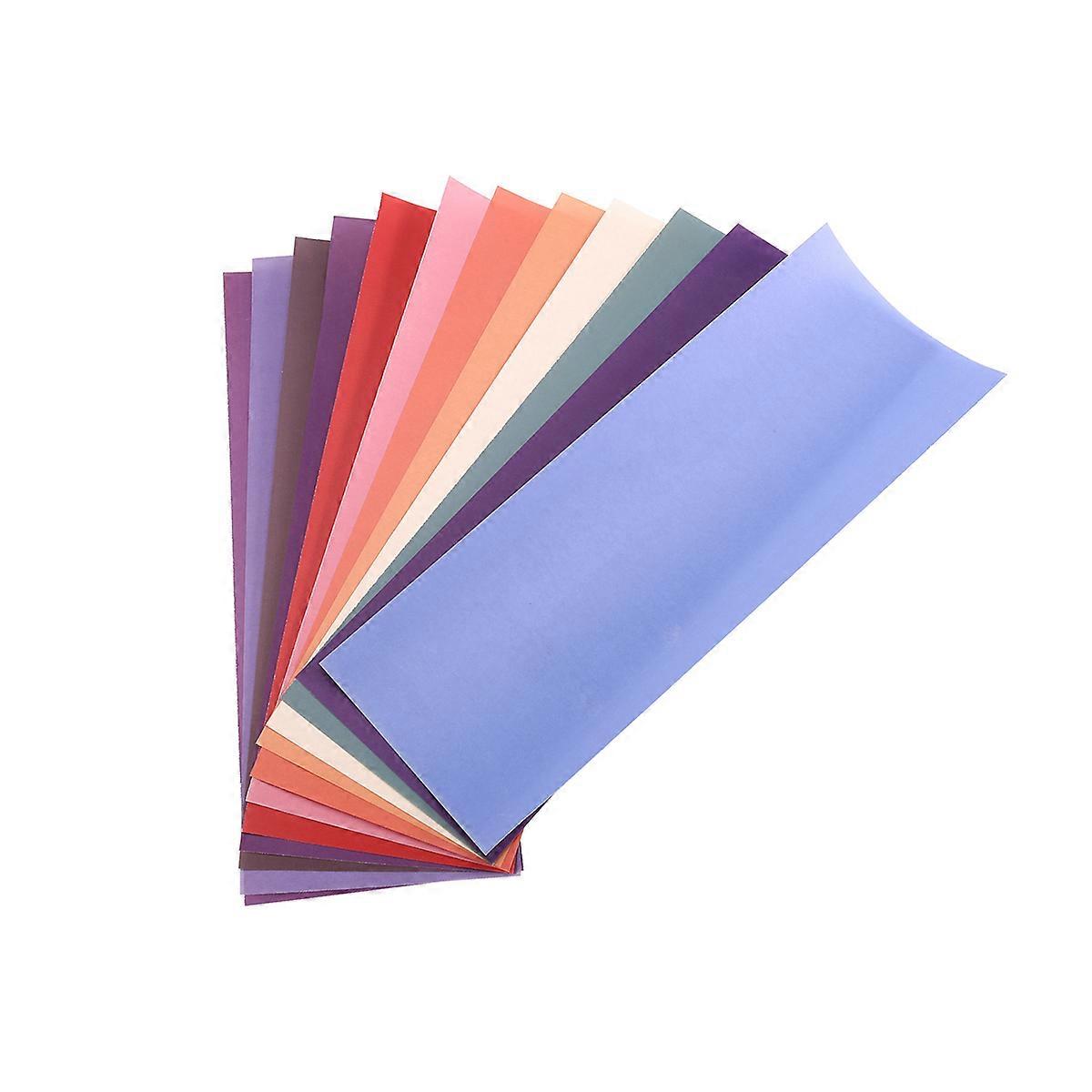 12 pcs 12X4.5Inch Solid Color Sublimation Transfer Sheets for Tumbler