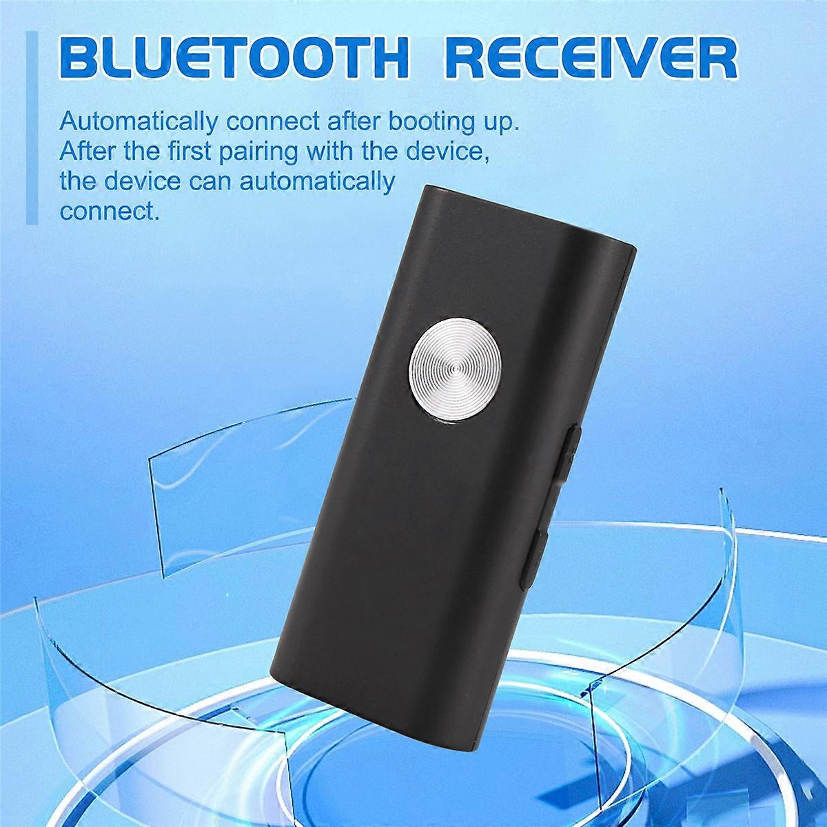 Tragbarer Bluetooth-Empfänger-Adapter Lavalier Bluetooth-Adapter für Autolautsprecher Audio-Empfänger Bluet