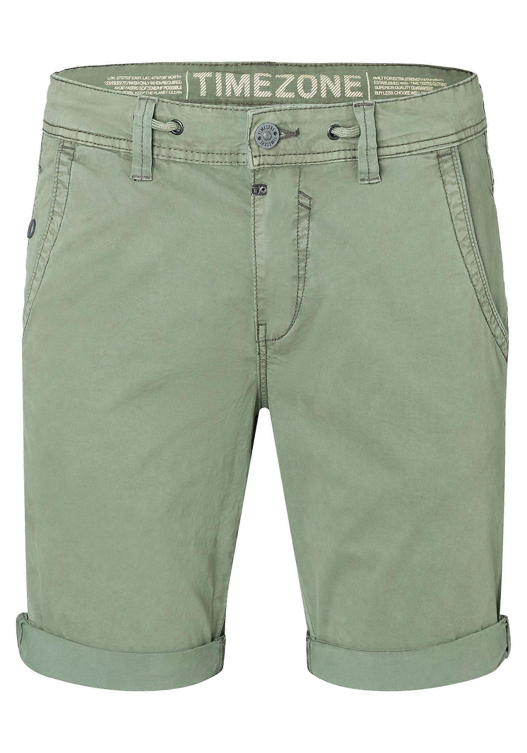 TIMEZONE men's chino shorts with 5-pocket pockets and turned-up hem